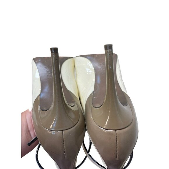 Tory Burch Women's Cream Colored Heels Women’s Size 9.5 - Picture 11 of 11